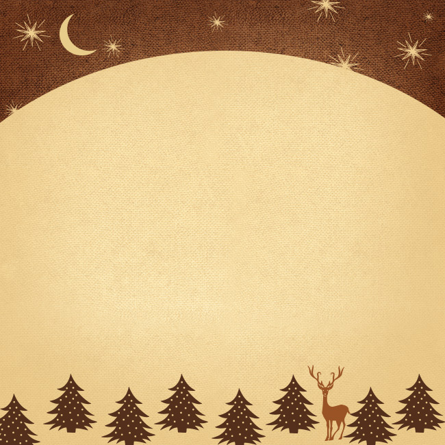 ECards for the New 2026 year by email Postcard with stars and a deer