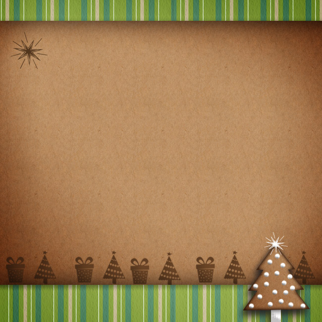 ECards for the New 2026 year by email E-card with a gingerbread Christmas tree