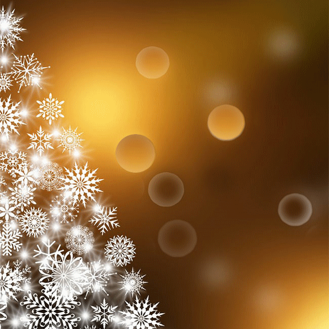ECards for the New 2026 year by email Christmas card shining in gold