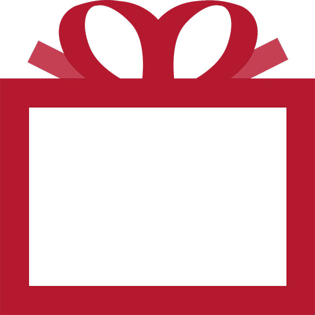 ECards for the New 2026 year by email A postcard - a red gift