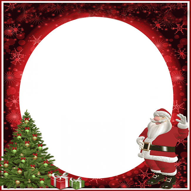 ECards for the New 2026 year by email Postcard with Santa Claus and gifts