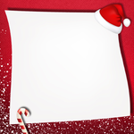 ECards for the New 2026 year by email Postcard with Santa's hat