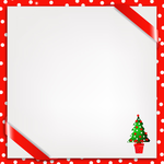 ECards for the New 2026 year by email Postcard with a small green Christmas tree