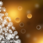 ECards for the New 2026 year by email Christmas card shining in gold