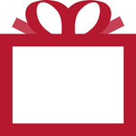 ECards for the New 2026 year by email A postcard - a red gift