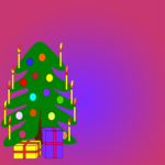 ECards for the New 2026 year by email A postcard with a drawn Christmas tree